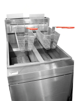 RC-400T – 17 Litre Large Doublr Tank Twin Basket 4 Burner Gas Fryer