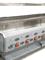 RCKM-6 270cm Automatic Gas Conveyor And Rotating Chargrill