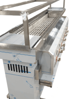 RCKM-6 270cm Automatic Gas Conveyor And Rotating Chargrill