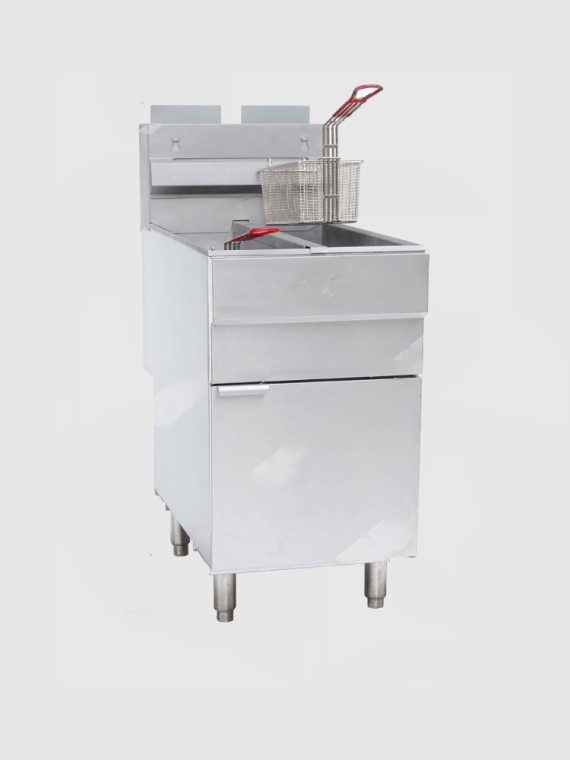 RC-400T – 17 Litre Large Doublr Tank Twin Basket 4 Burner Gas Fryer