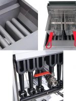 RGF-150 – 37 Litre X-Large Twin Basket 5 Burner Gas Fryer