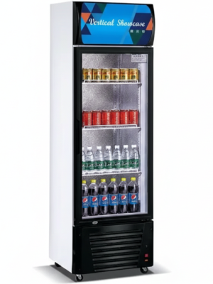 Single Door Fridge 280 L Black Upright