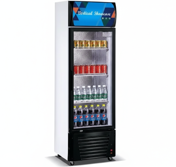 Single Door Fridge 280 L Black Upright